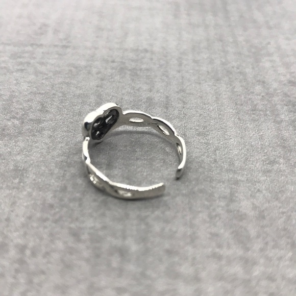 NWT-Sterling Silver (925) Celtic Heart Toe Ring - Picture 6 of 7